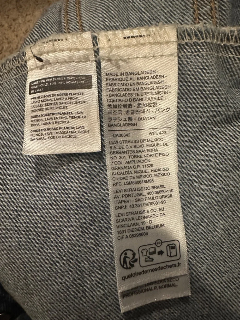 Levi's Premium BIG E Denim Trucker Jacket XL 723340574